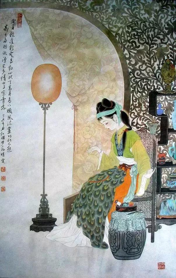 手繪《紅樓夢》人物圖,美呆了!