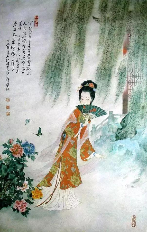 手繪《紅樓夢》人物圖,美呆了!