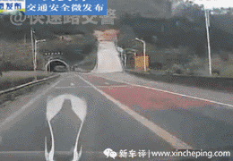 大貨車被強行搶道,司機寧可撞上去,也不會動方向盤