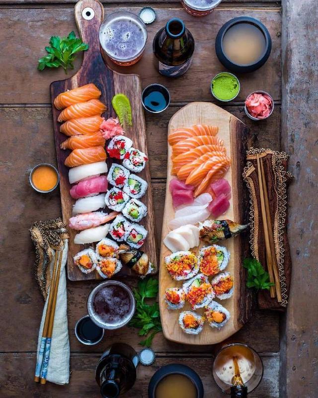 壽司捲起來的美食藝術I 美食品嚐