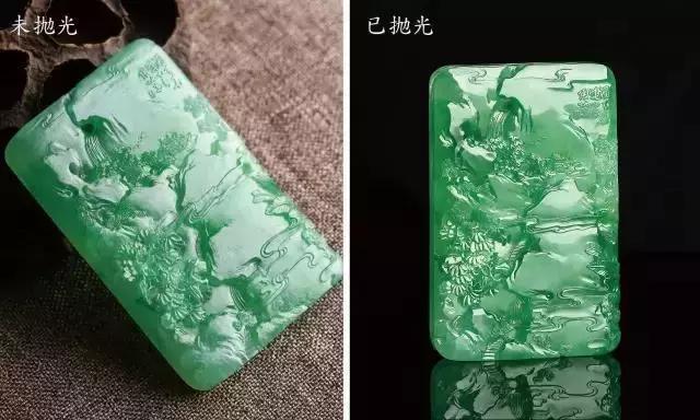 圖解翡翠拋光的全過程,從醜小鴨變白天鵝的過程