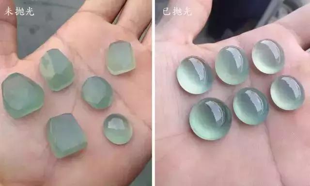 圖解翡翠拋光的全過程,從醜小鴨變白天鵝的過程