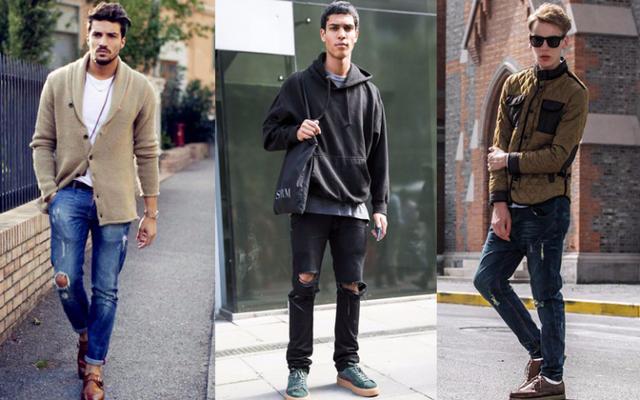 牛仔褲4種style,搞定型男整個秋冬