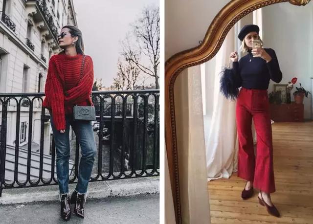 毛衣+褲子=最方便舒服的美!