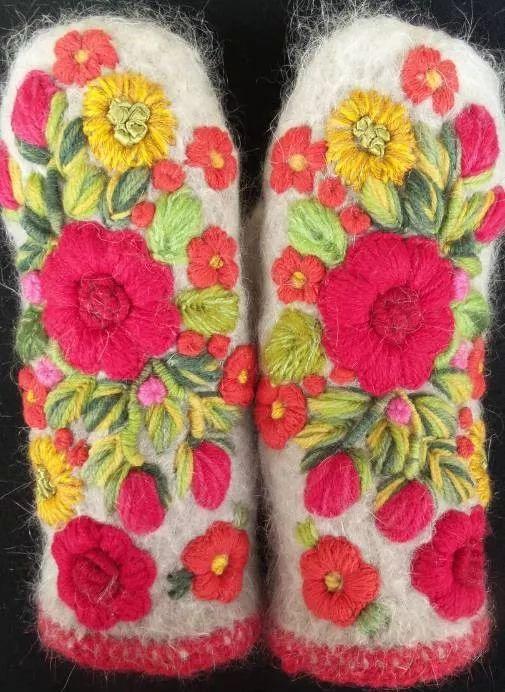 【編織技巧】| 用毛線刺繡竟然美翻天,詳細教程統統教給你!