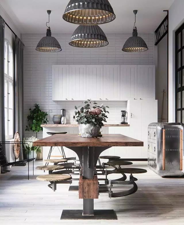 家裡有這樣餐廳,還要什麼書房!