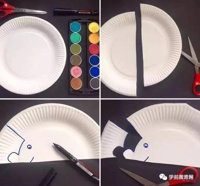 創意手工:手工不怕沒創意,紙盤動物來敲門!