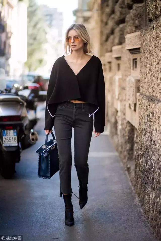 所有姑娘都能模仿的穿搭套路，她有