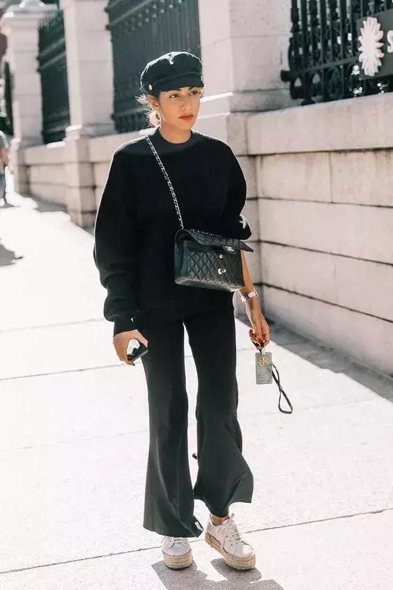 一條小黑褲,搞定100種時髦搭配! !