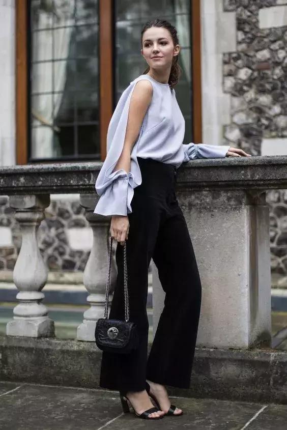 一條小黑褲,搞定100種時髦搭配! !