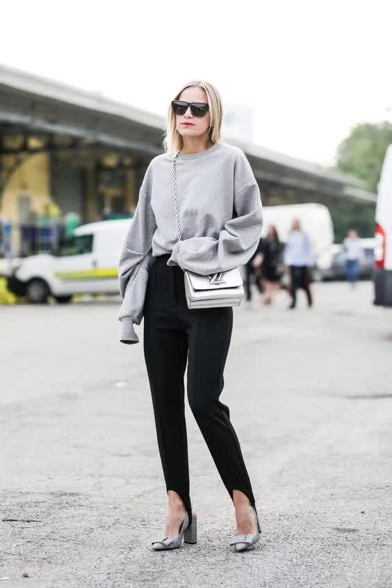 一條小黑褲,搞定100種時髦搭配! !