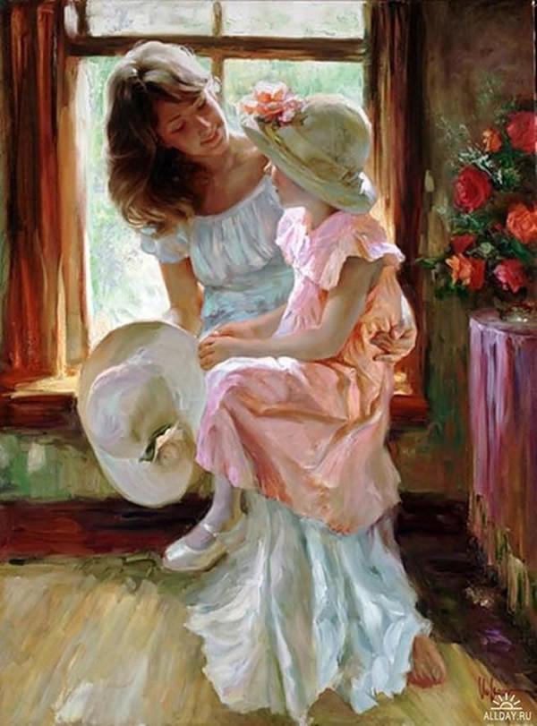 經典油畫：童謠