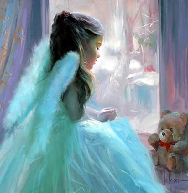 經典油畫：童謠