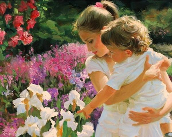 經典油畫：童謠