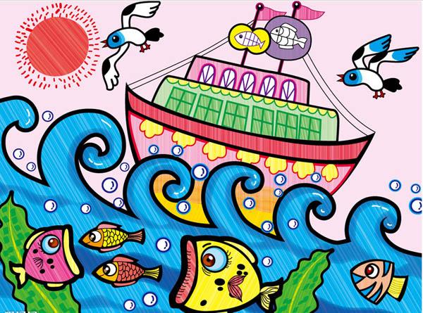 打開孩子的想像力，從畫畫開始！ 20幅兒童畫給孩子留著美術課用