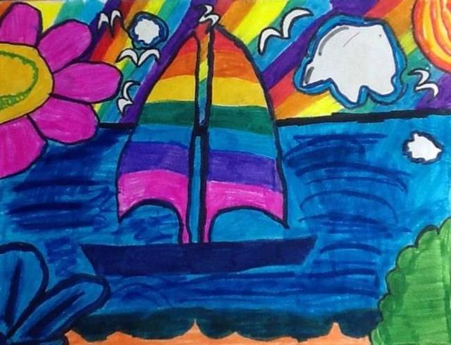 打開孩子的想像力，從畫畫開始！ 20幅兒童畫給孩子留著美術課用