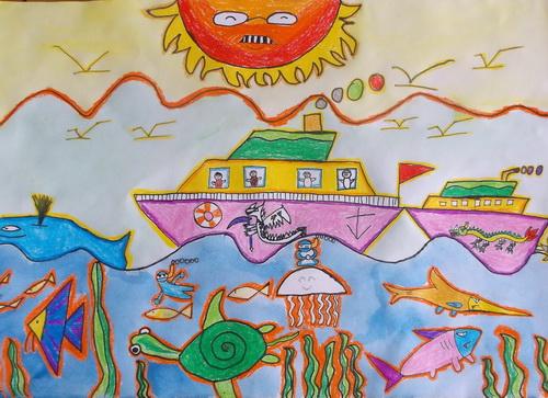 打開孩子的想像力，從畫畫開始！ 20幅兒童畫給孩子留著美術課用