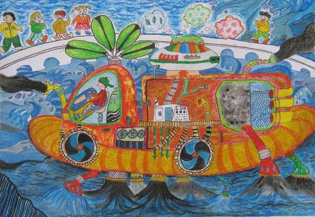 打開孩子的想像力，從畫畫開始！ 20幅兒童畫給孩子留著美術課用