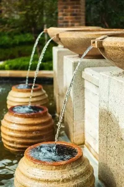 超好看的庭院小水景