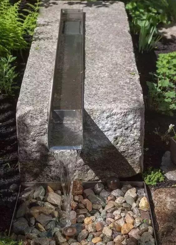 超好看的庭院小水景