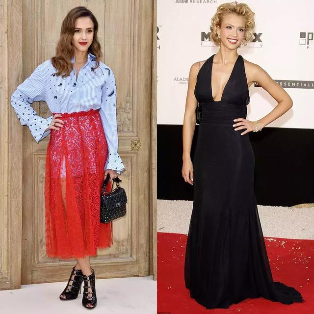 也許你不知道這些女明星身材並不完美只是會穿衣服而已