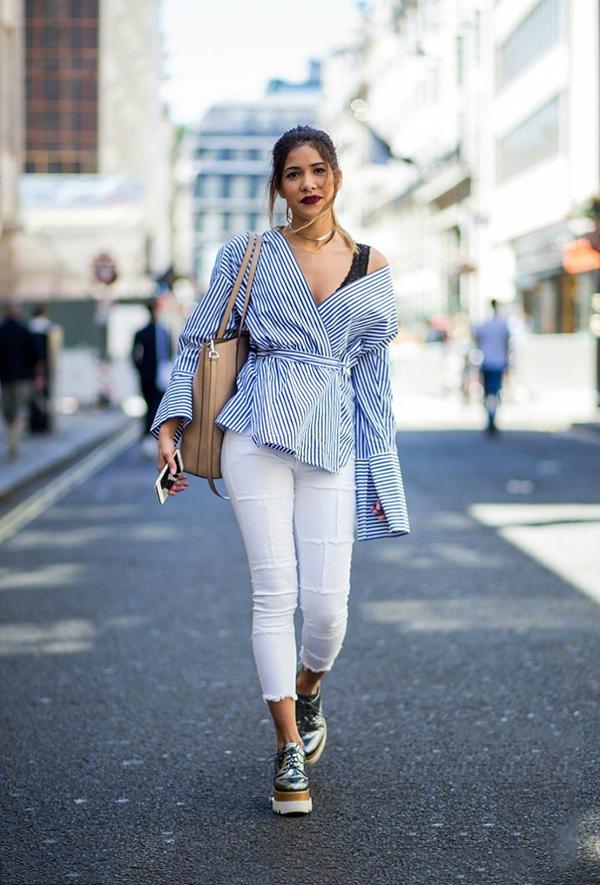 10次見江疏影9次穿襯衫,襯衫女王的穿搭從不讓人失望