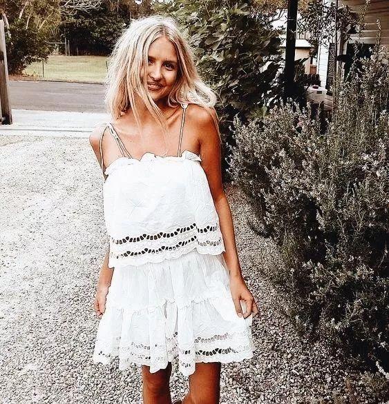 夏天穿氣質白,除了美還是美!