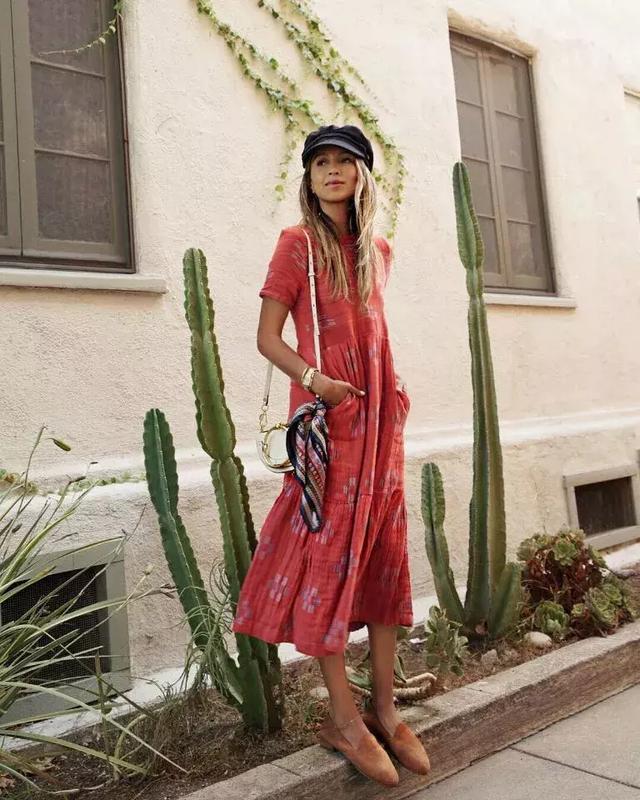 紅裙子，就這樣穿，就這樣美美美！