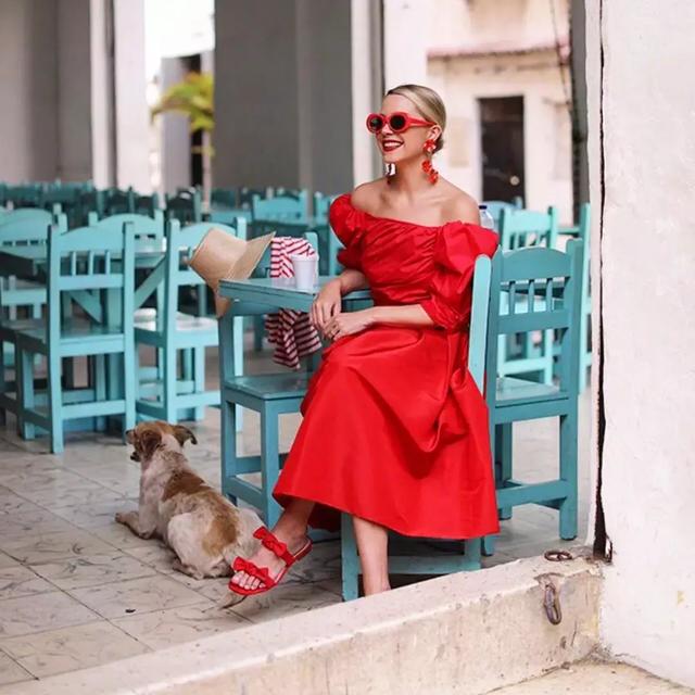 紅裙子，就這樣穿，就這樣美美美！