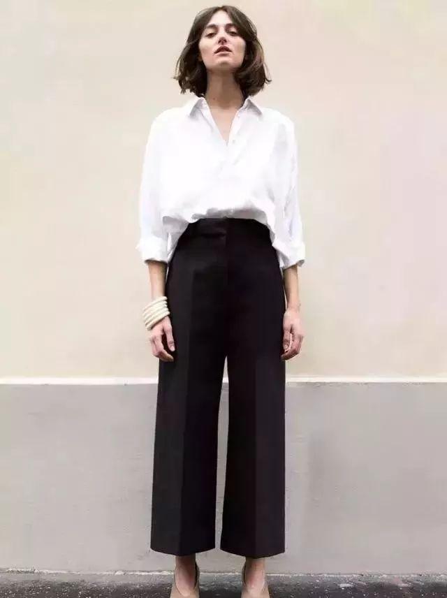 看歐非大牌如何把襯衫和闊腿褲搭配在一起穿出新的時尚感!