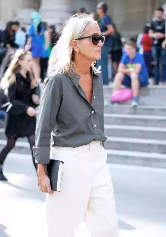 看歐非大牌如何把襯衫和闊腿褲搭配在一起穿出新的時尚感!