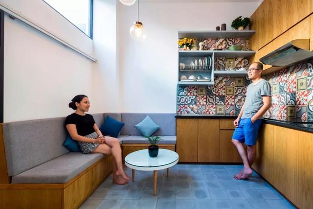 18㎡的複式小3層，一家三口居然住成了小別墅！