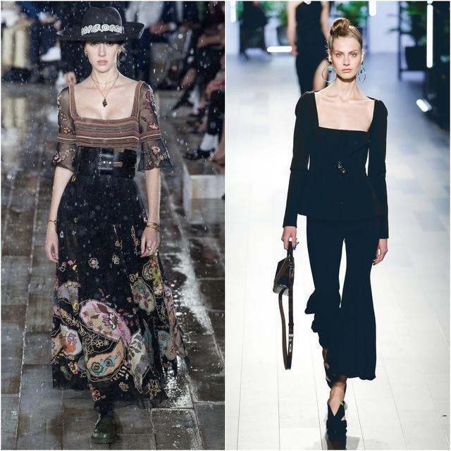 方領小上衣,復古中帶點小優雅