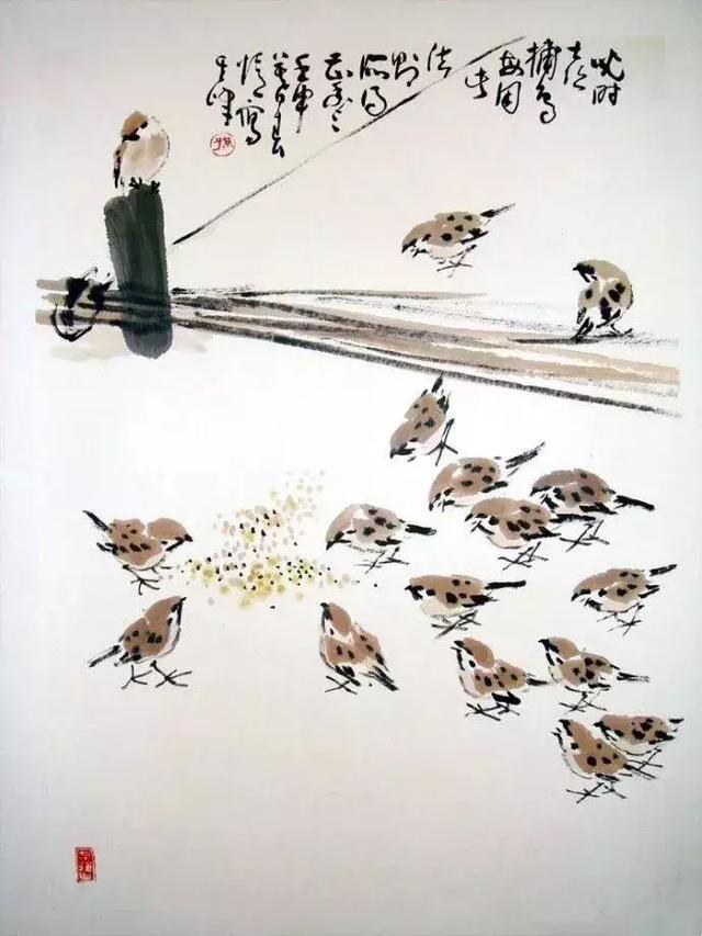 看看名家畫的小麻雀，有你喜歡的嗎？