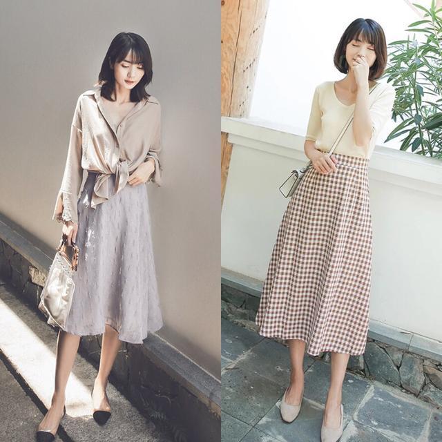 20歲到50歲女生日常穿搭，針織衫+闊腿褲慵懶隨性，氣質大方