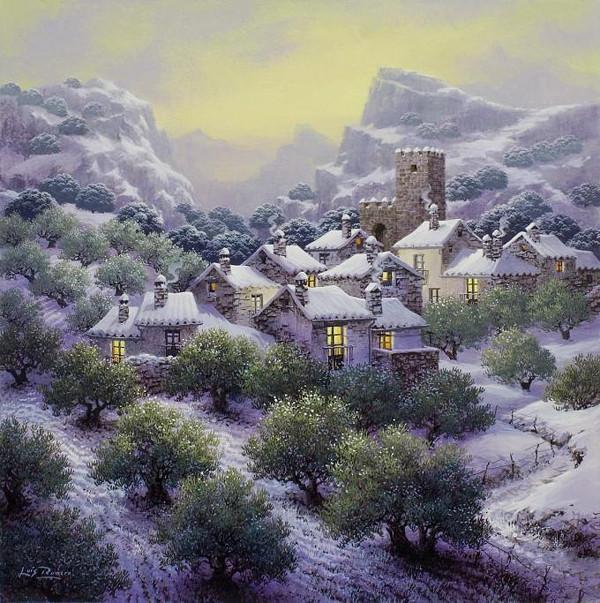 西班牙Luis Romero《夜色迷離》