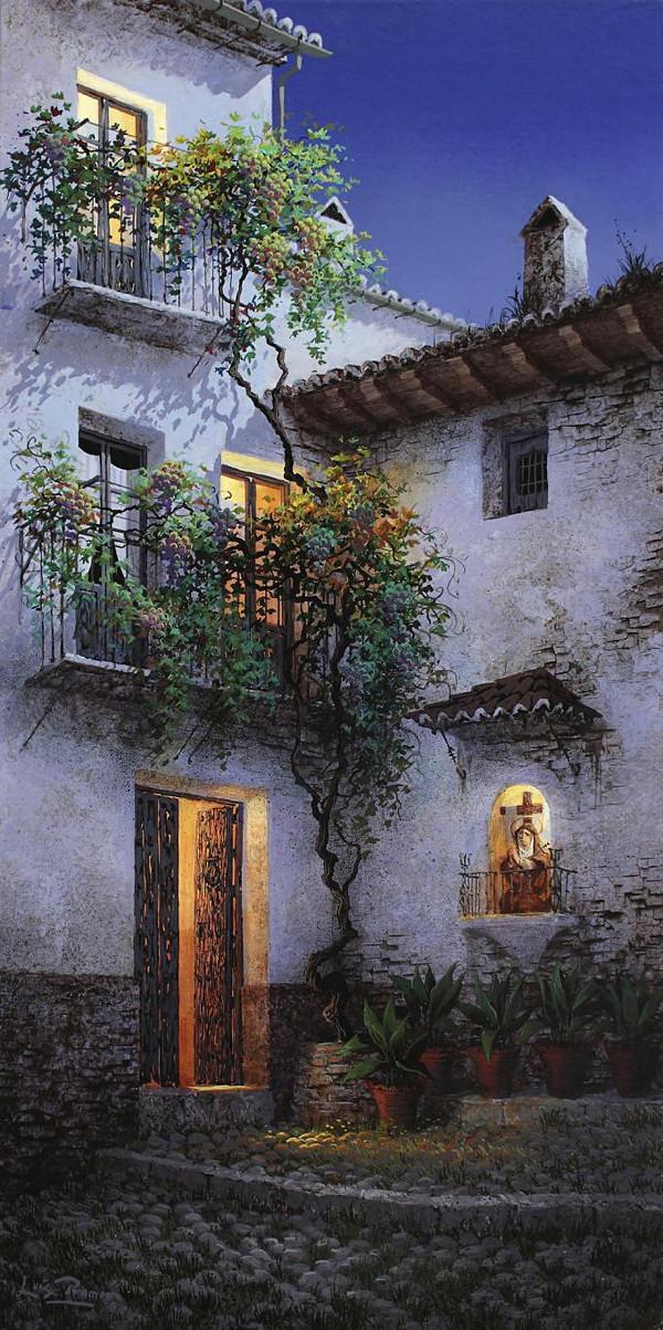 西班牙Luis Romero《夜色迷離》