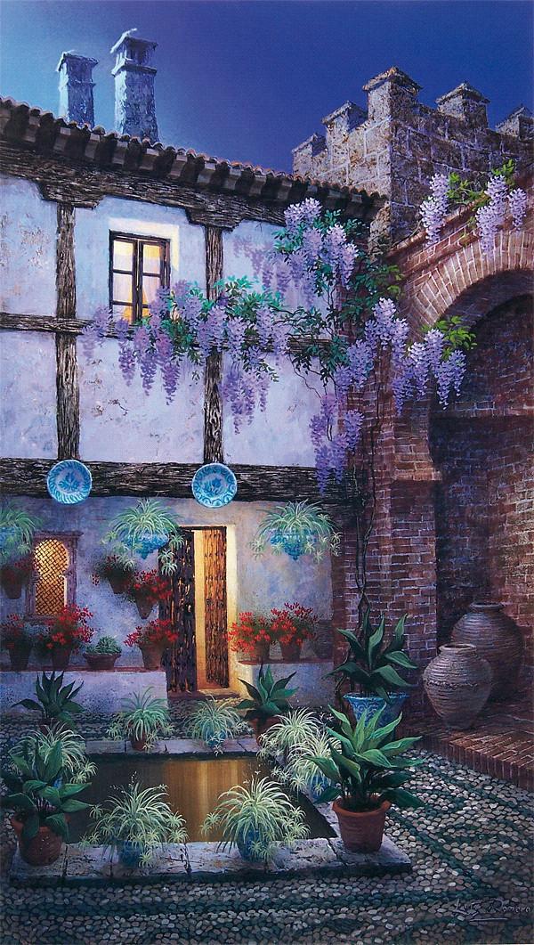 西班牙Luis Romero《夜色迷離》