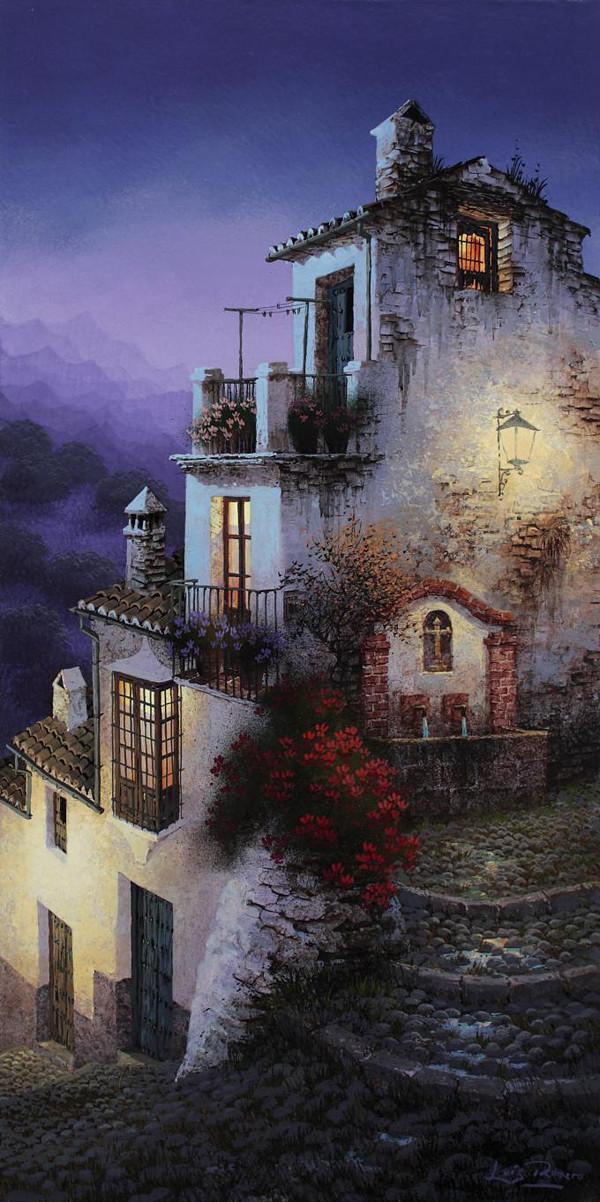 西班牙Luis Romero《夜色迷離》