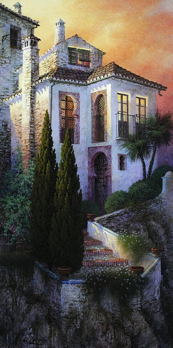 西班牙Luis Romero《夜色迷離》