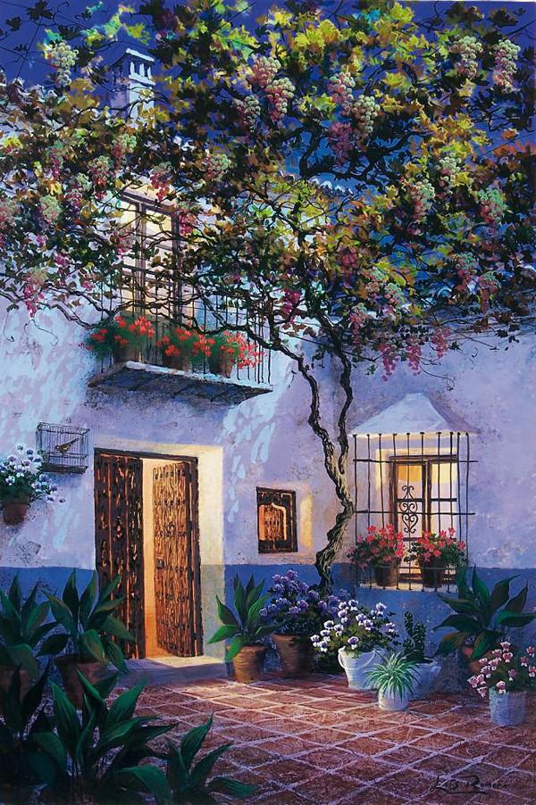 西班牙Luis Romero《夜色迷離》