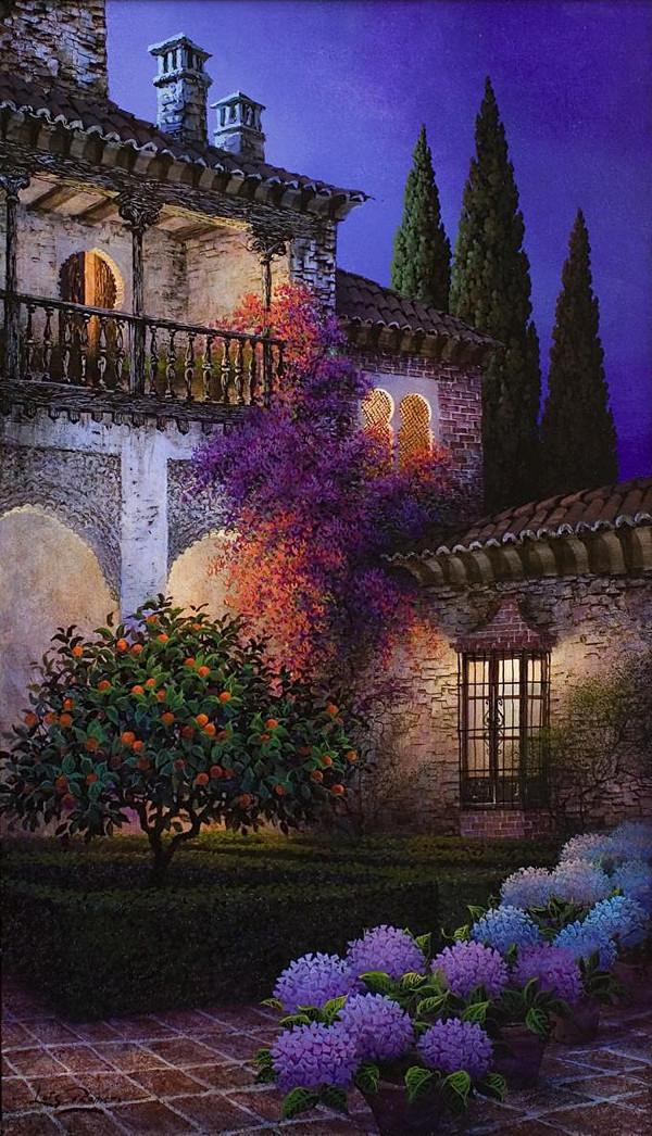 西班牙Luis Romero《夜色迷離》