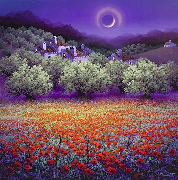 西班牙Luis Romero《夜色迷離》