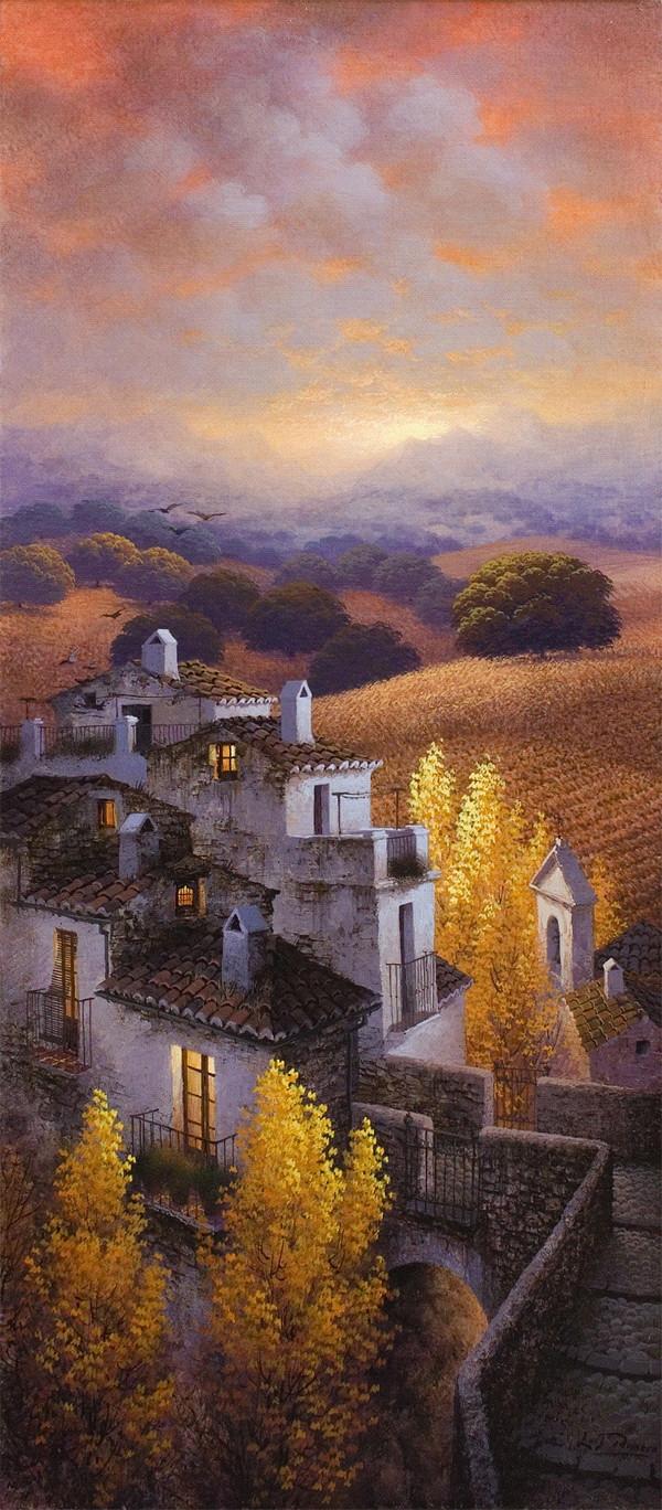 西班牙Luis Romero《夜色迷離》