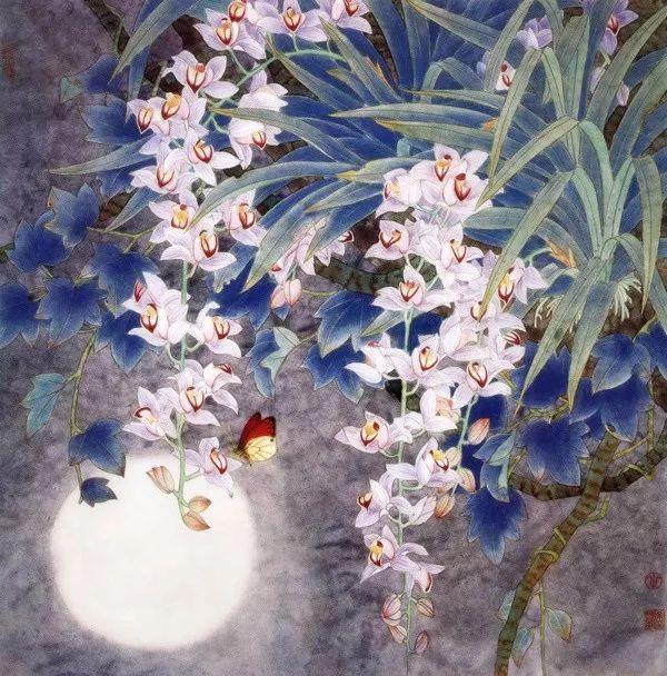 田希豐工筆花鳥