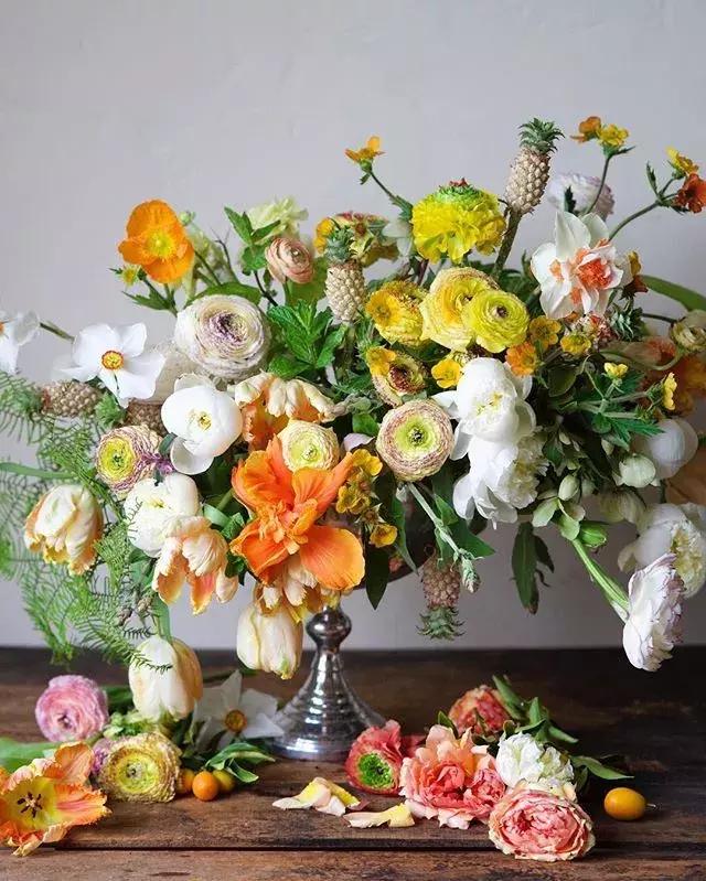 分享一組舊金山花藝師Kiana的大作，抱走舔屏去！