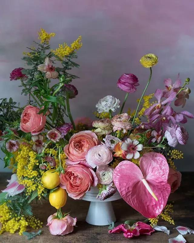 分享一組舊金山花藝師Kiana的大作，抱走舔屏去！