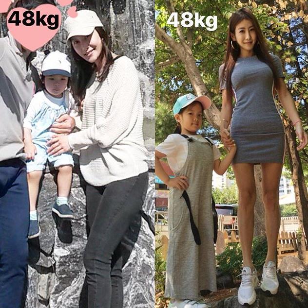 38歲辣媽健身勵志，曲線迷人腹肌清晰，舉鐵前後身材大不同