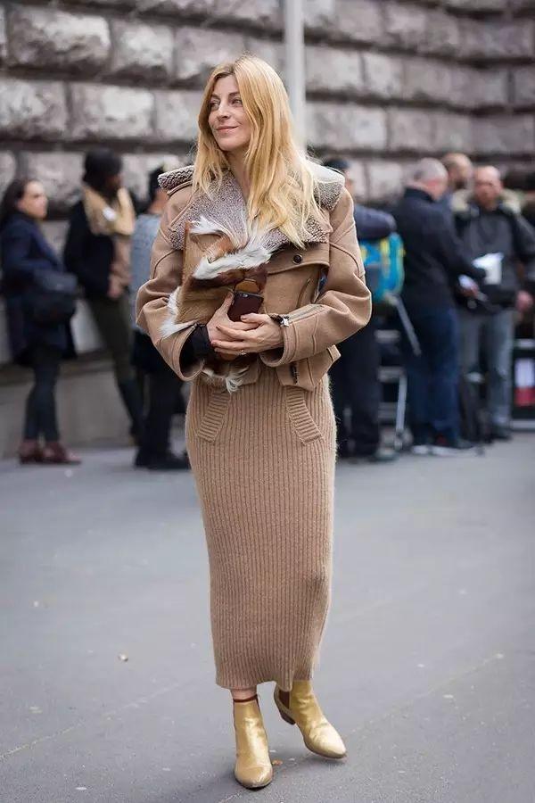 秋冬穿裙裝，時尚保暖兩不誤！