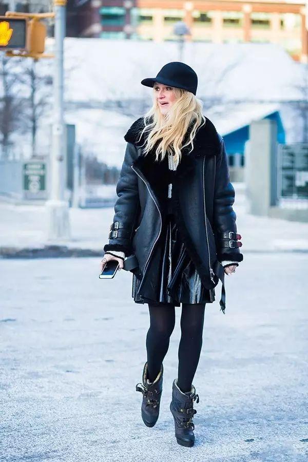 秋冬穿裙裝，時尚保暖兩不誤！